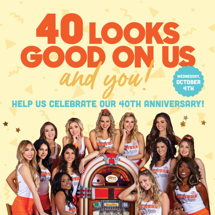 Local Hooters celebrating 40th Anniversary on Oct. 4 - Cape Coral